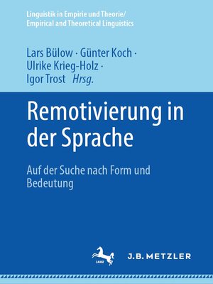 cover image of Remotivierung in der Sprache